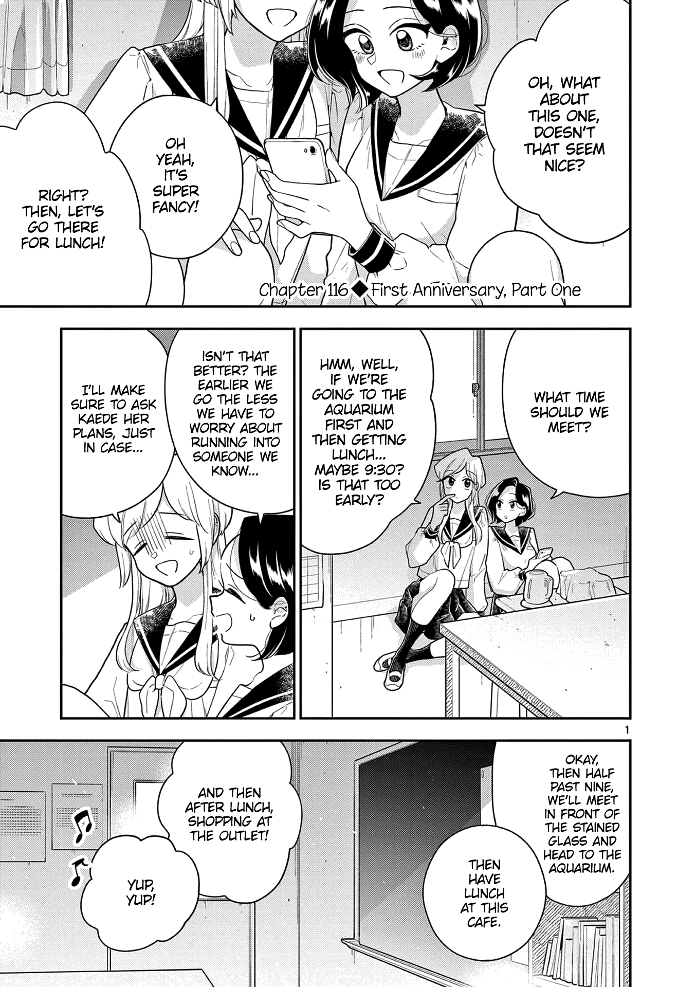 Hana ni Arashi (Kobachi Ruka) chapter 116 - page 1