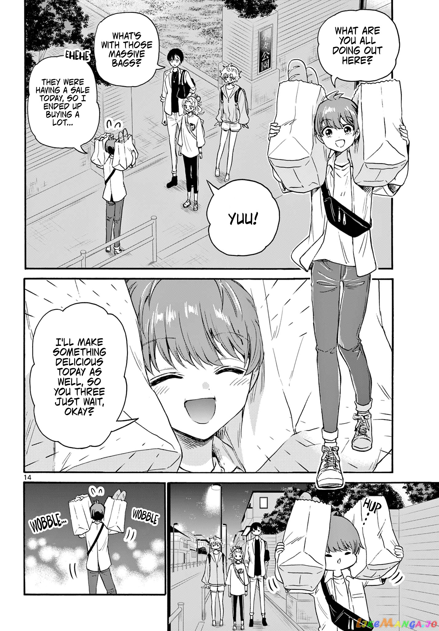 Mikadono Sanshimai Wa Angai, Choroi chapter 58 - page 14