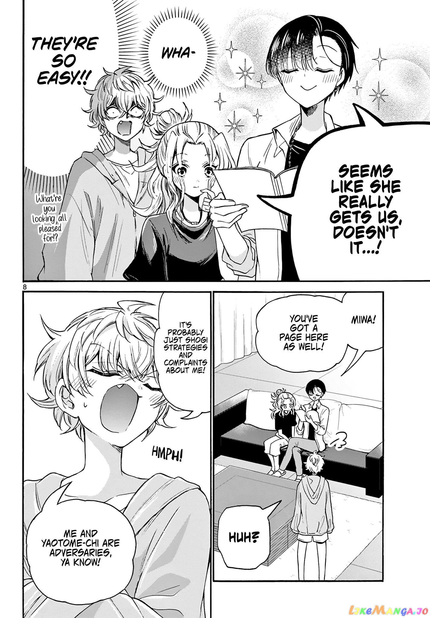 Mikadono Sanshimai Wa Angai, Choroi chapter 49 - page 8