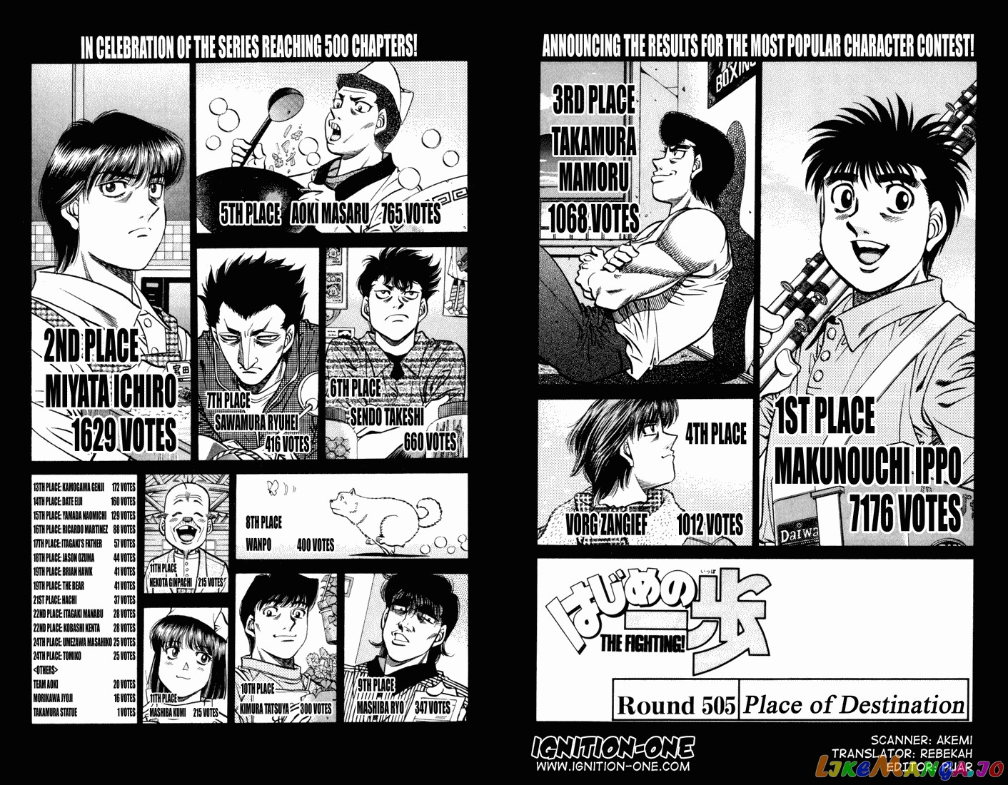 Hajime no Ippo Chapter 505 - page 2