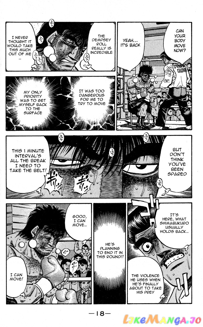 Hajime no Ippo Chapter 434 - page 18