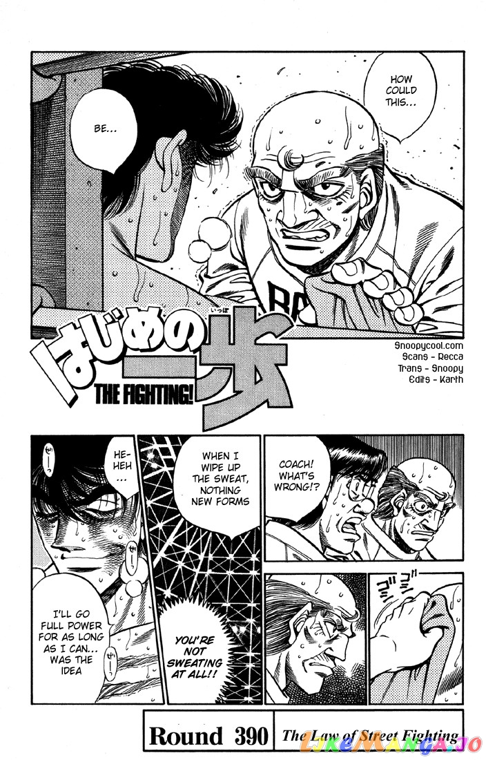 Hajime no Ippo Chapter 390 - page 1