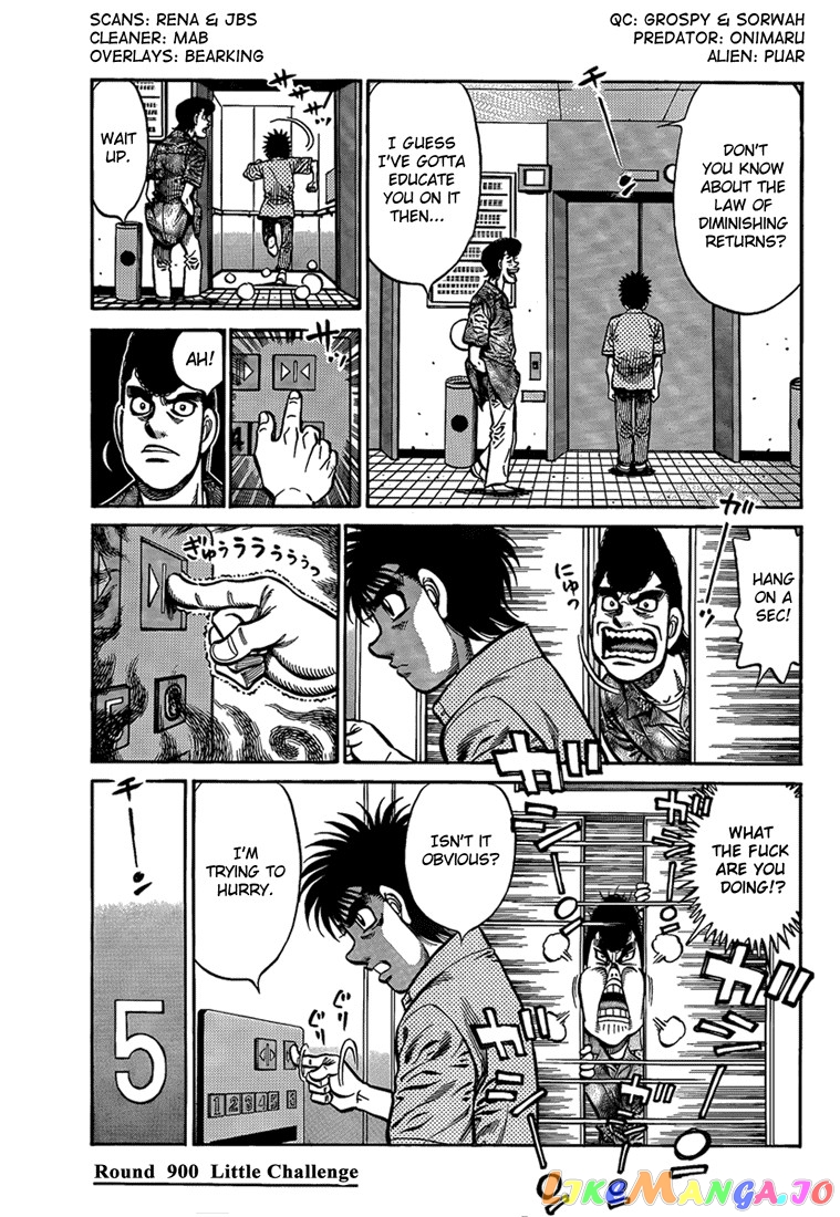 Hajime no Ippo Chapter 900 - page 2