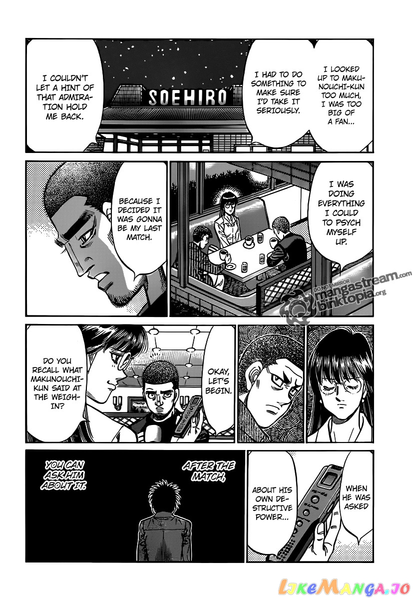 Hajime no Ippo Chapter 945 - page 14