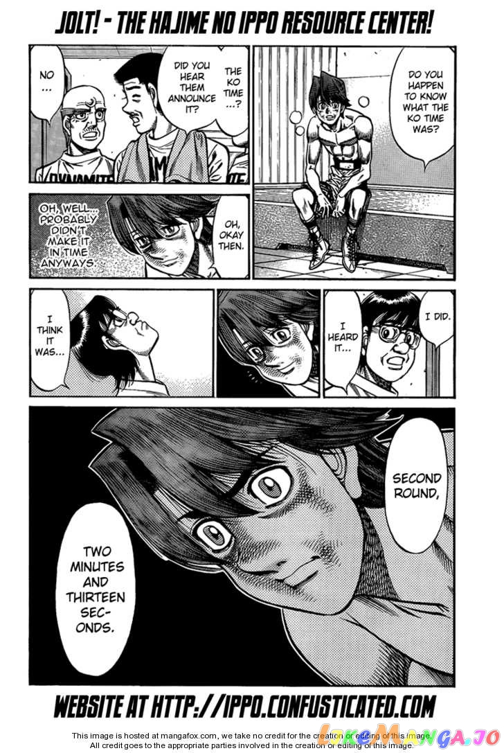 Hajime no Ippo Chapter 911 - page 10