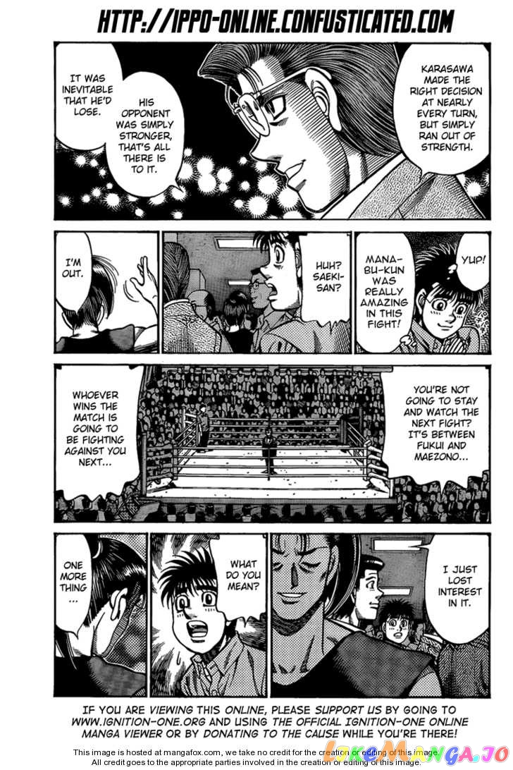 Hajime no Ippo Chapter 911 - page 3