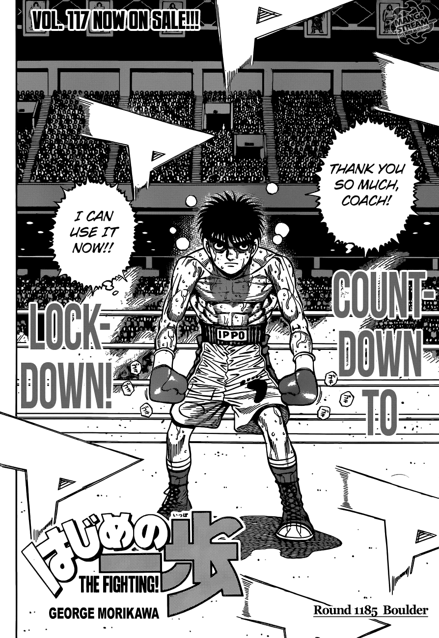 Hajime no Ippo Chapter 1185 - page 3