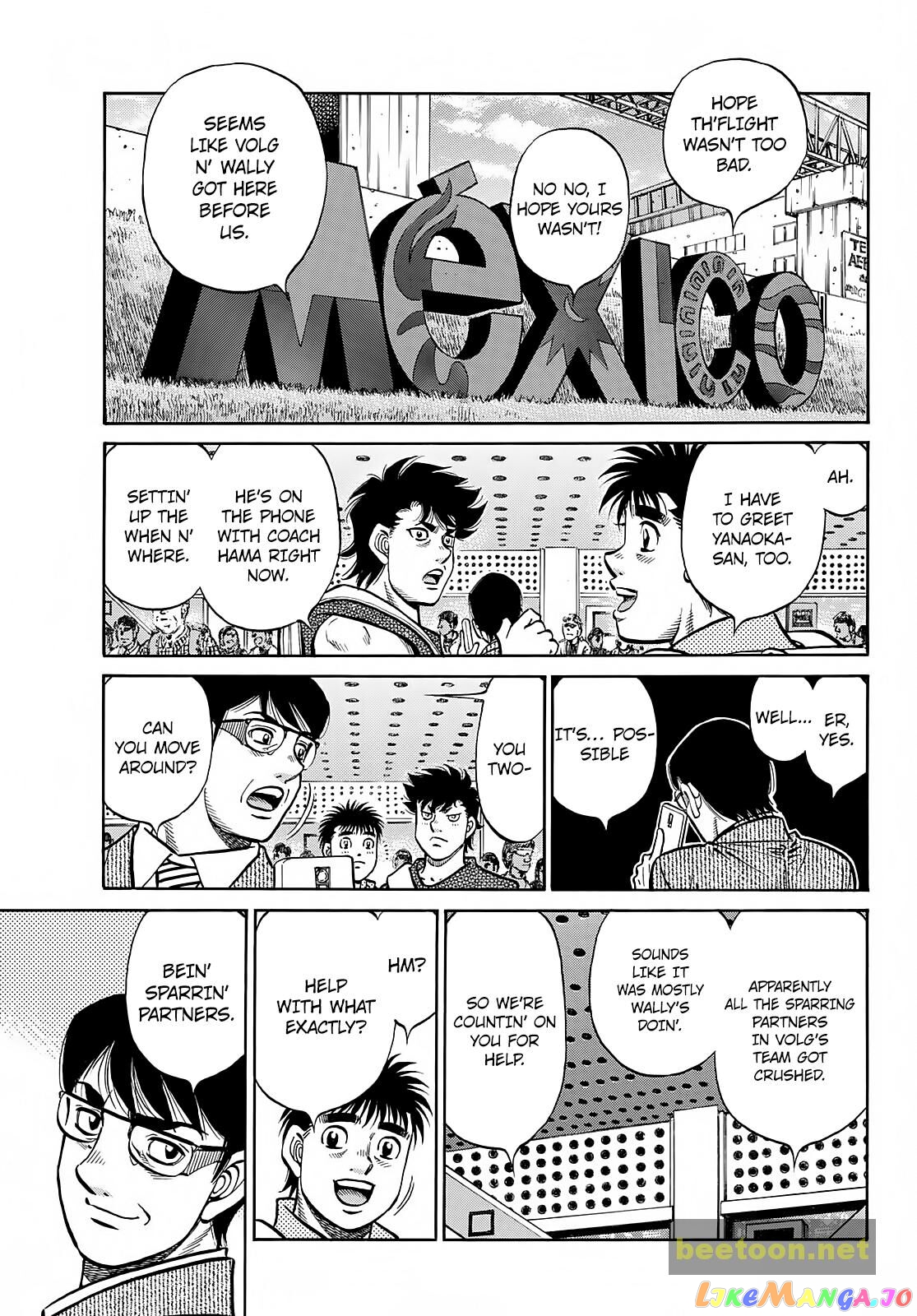 Hajime no Ippo Chapter 1381 - page 8