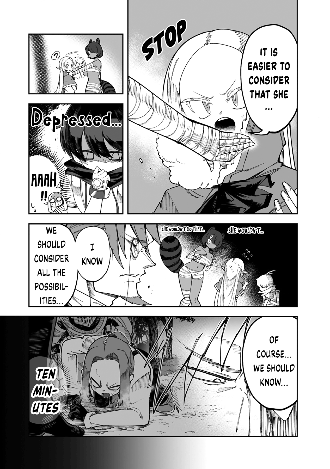 Shiboritoranaide, Onna Shounin-San chapter 33.1 - page 8