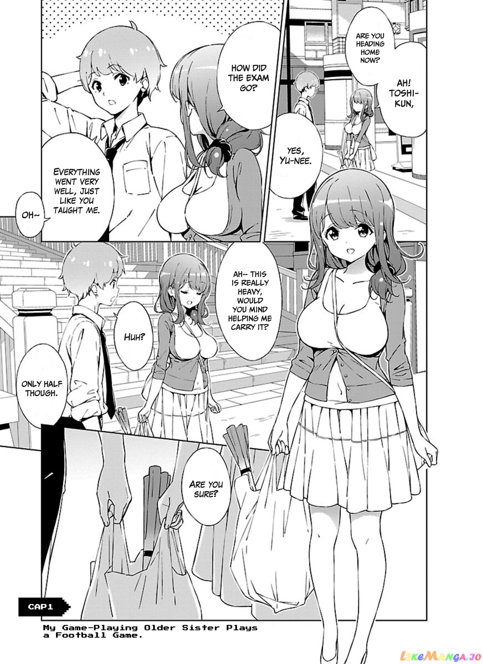 Onee-Chan Wa Game O Suruto Hito Ga Kawaru Onee-Chan chapter 1 - page 1