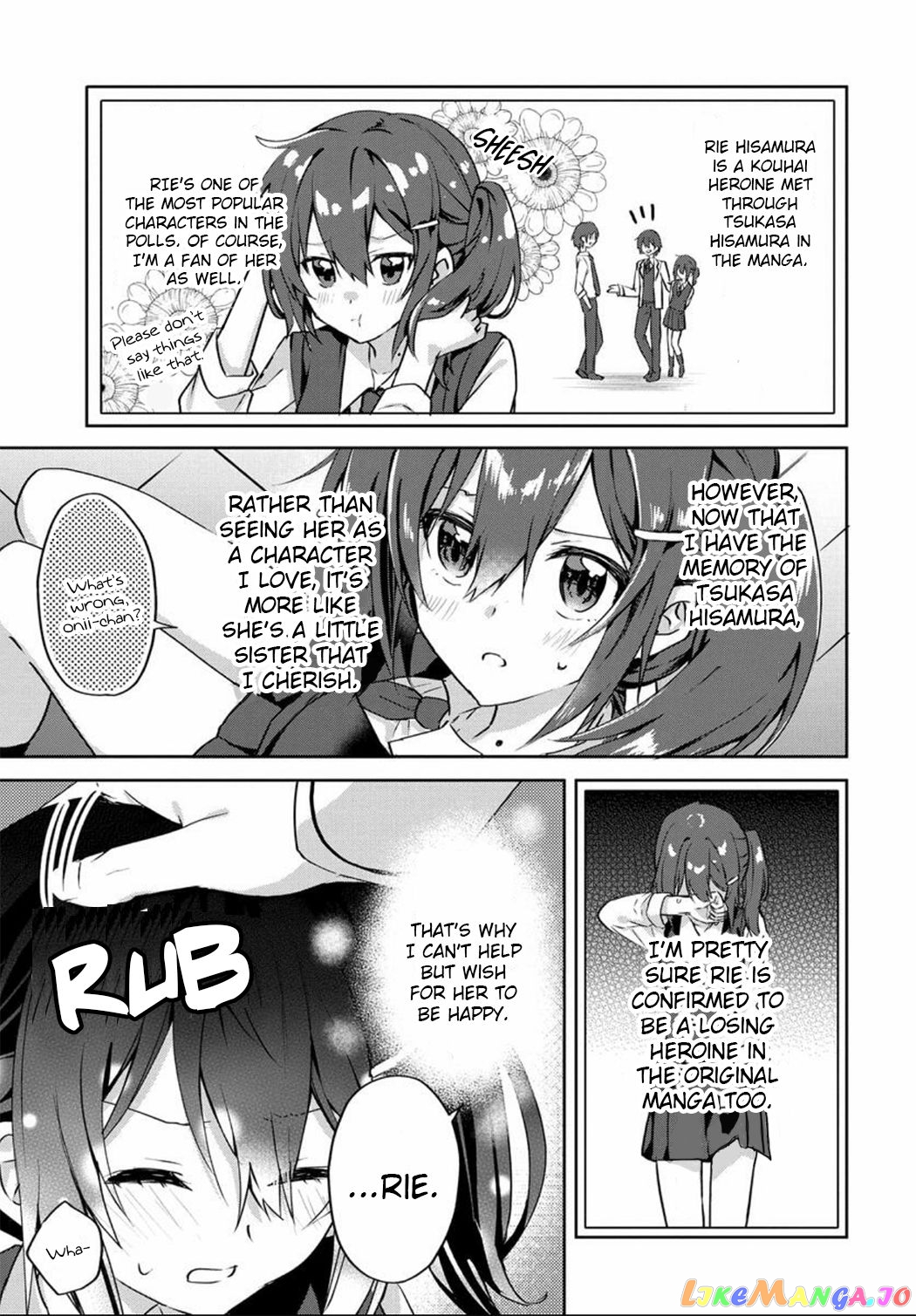 Since I’ve Entered the World of Romantic Comedy Manga, I’ll Do My Best to Make the Losing Heroine Happy. chapter 2.2 - page 8