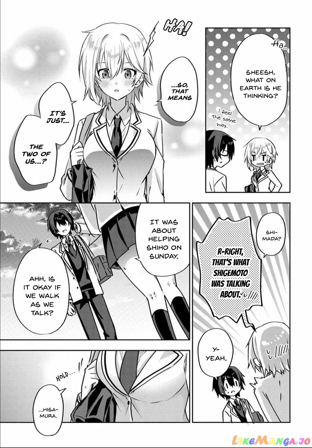 Since I’ve Entered the World of Romantic Comedy Manga, I’ll Do My Best to Make the Losing Heroine Happy. chapter 3.5 - page 5