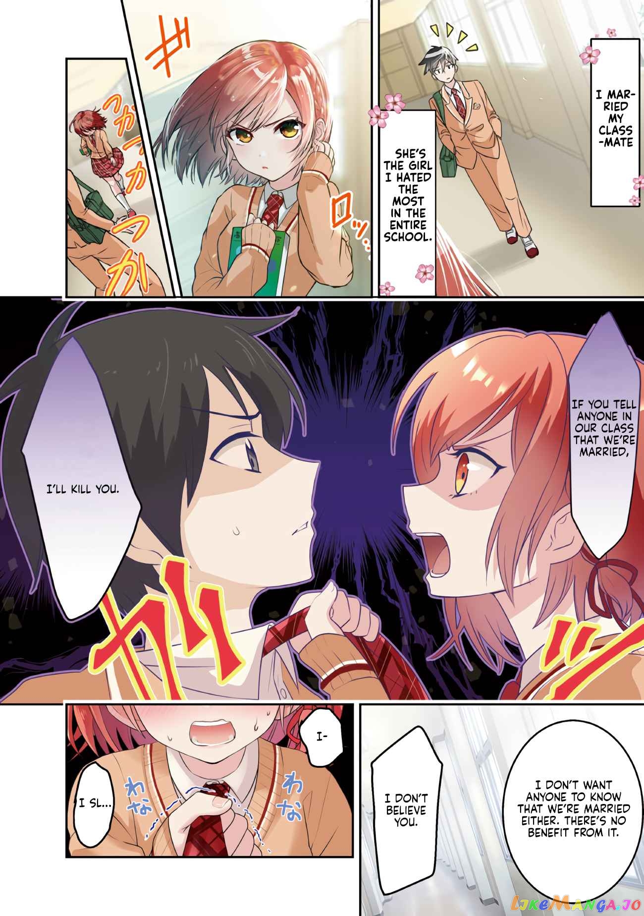 Class no Daikirai na Joshi to Kekkon Suru Koto ni Natta chapter 3 - page 2