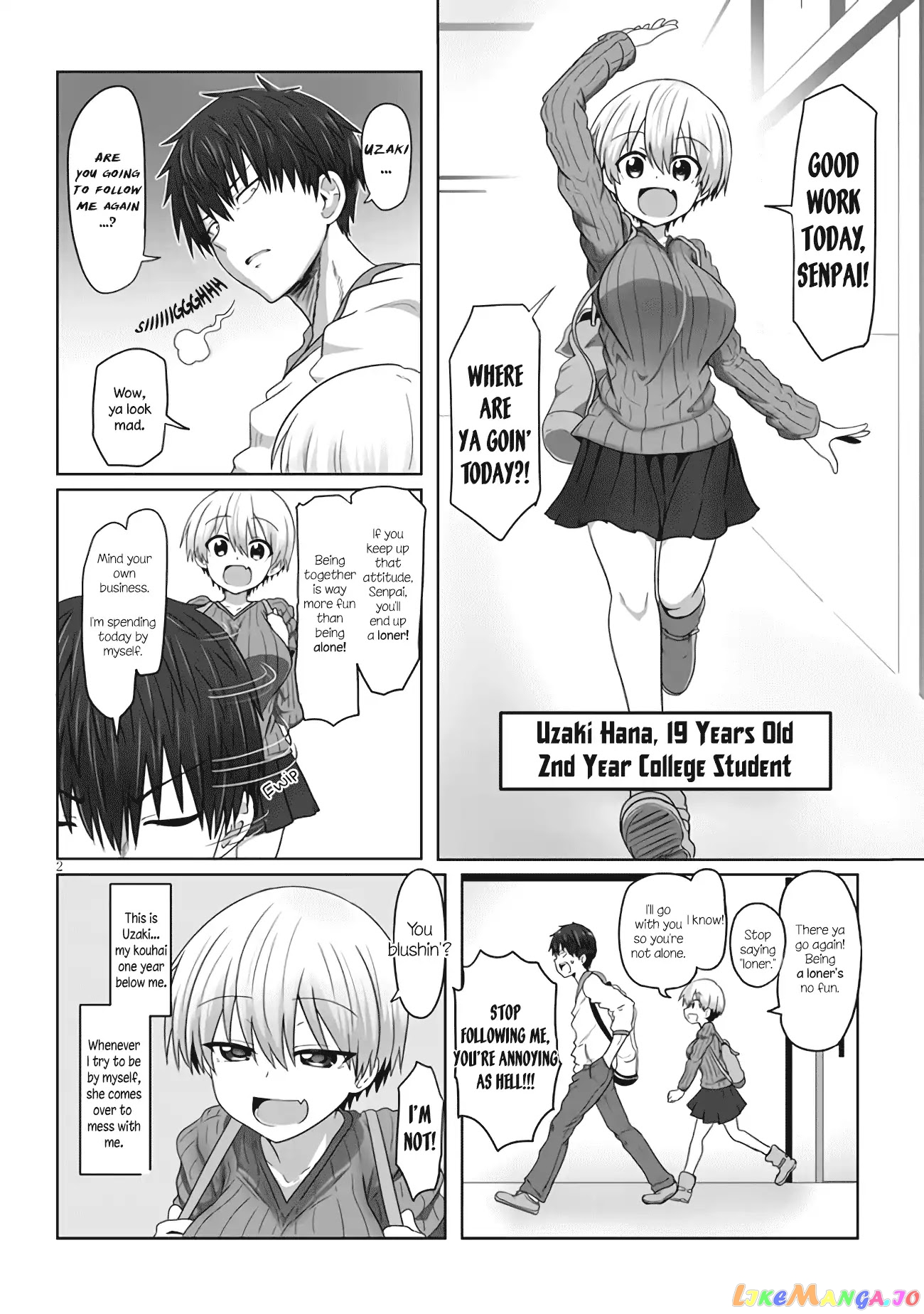 Uzaki-chan wa Asobitai! chapter 1.1 - page 3