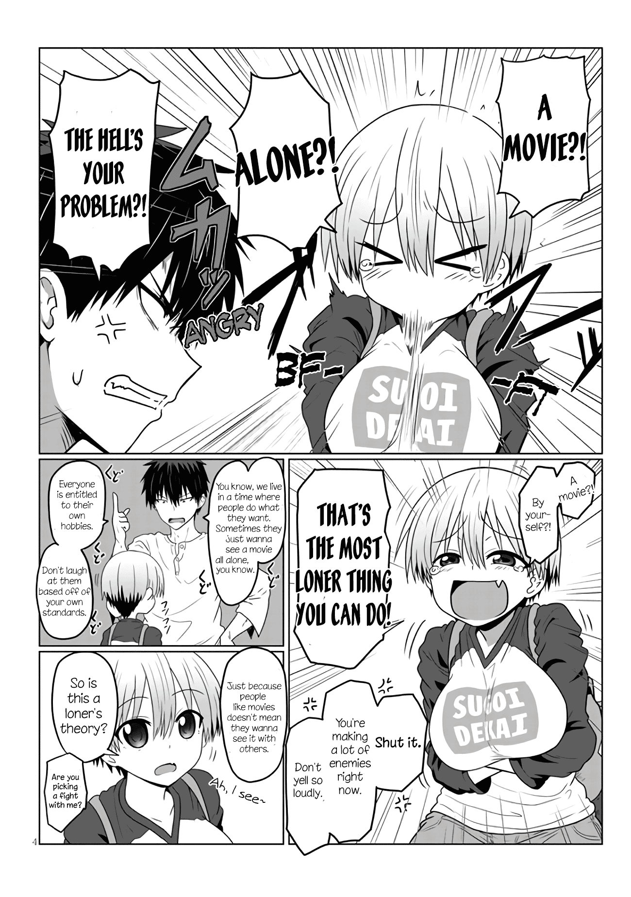 Uzaki-chan wa Asobitai! chapter 2 - page 4