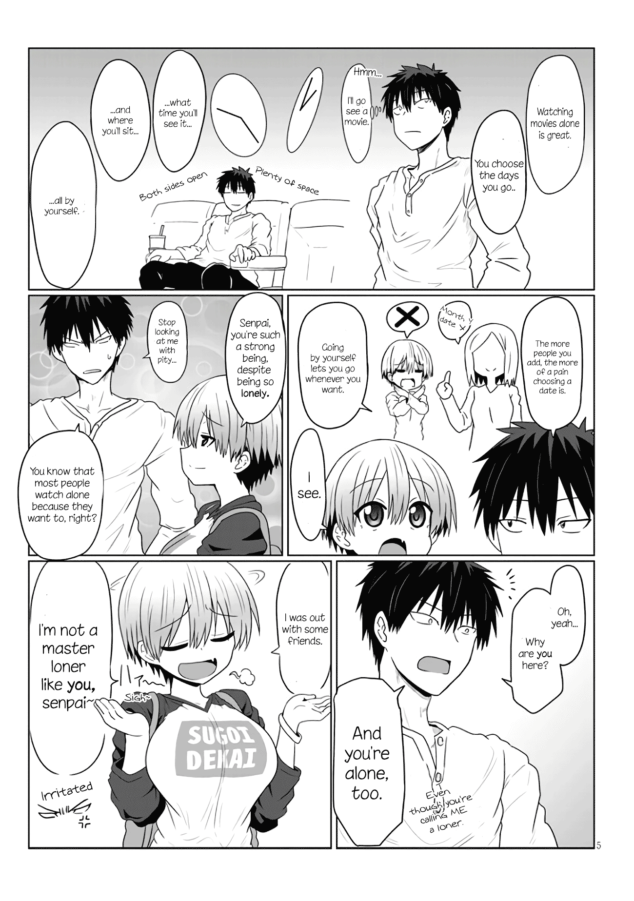 Uzaki-chan wa Asobitai! chapter 2 - page 5