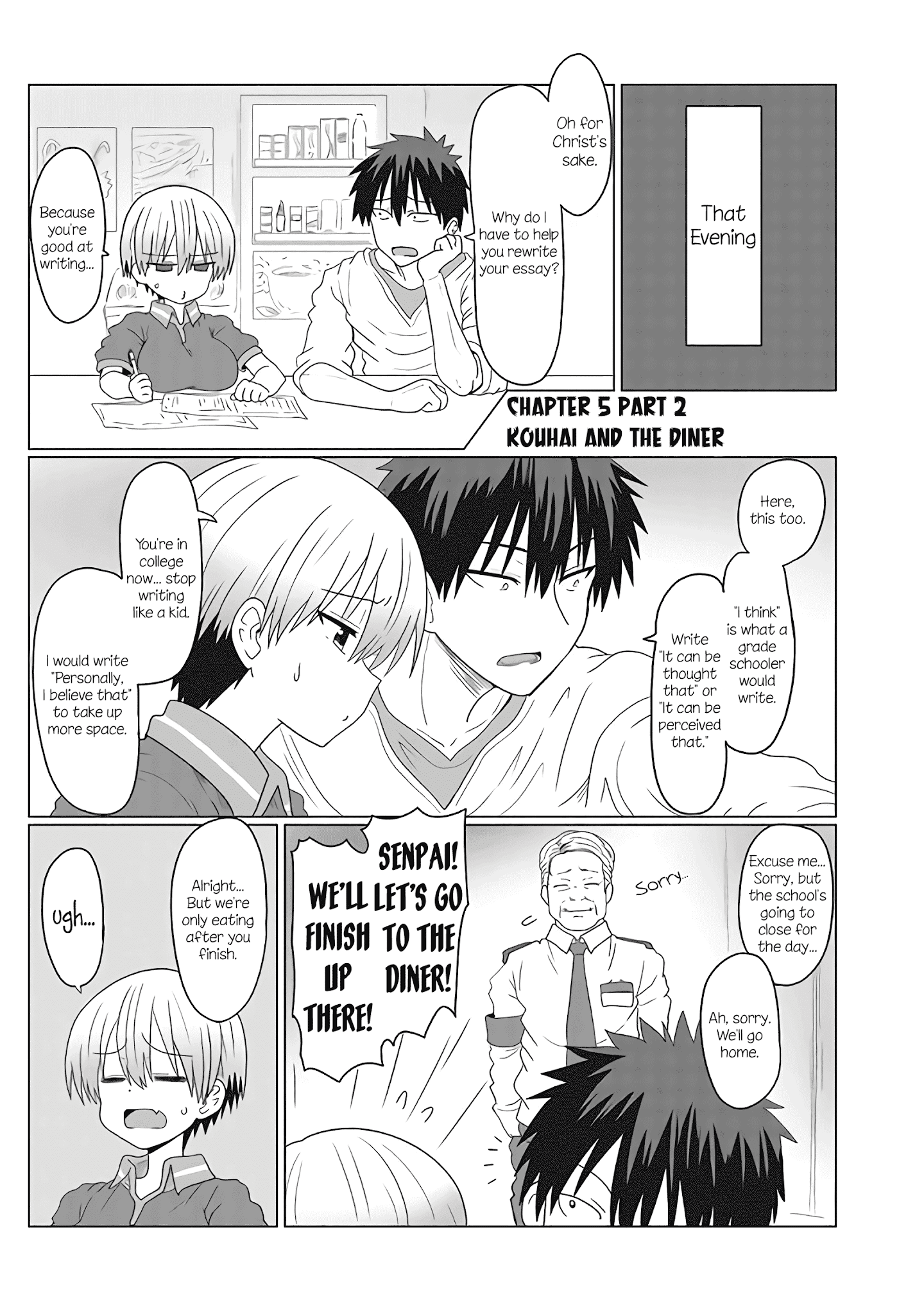 Uzaki-chan wa Asobitai! chapter 5.2 - page 1