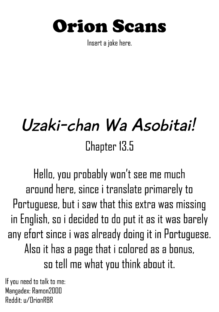 Uzaki-chan wa Asobitai! chapter 13.5 - page 7