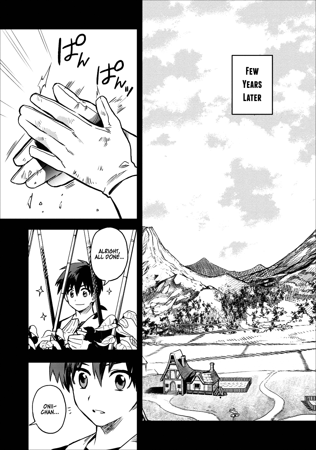 Noumin Kanren no Skill bakka Agetetara Naze ka Tsuyoku Natta. chapter 15 - page 1