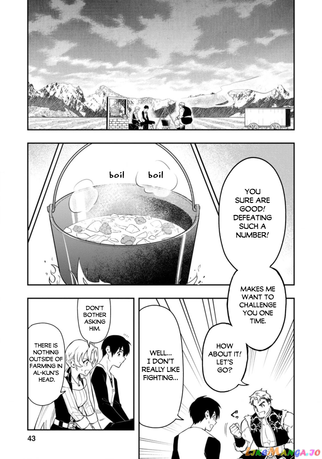 Noumin Kanren no Skill bakka Agetetara Naze ka Tsuyoku Natta. chapter 36 - page 42