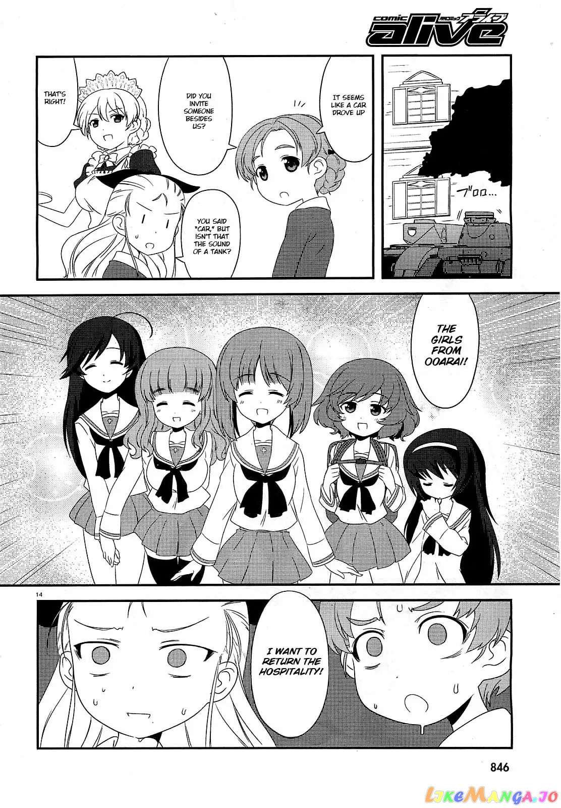 Girls Und Panzer Motto Love Love Sakusen Desu! chapter 5 - page 14
