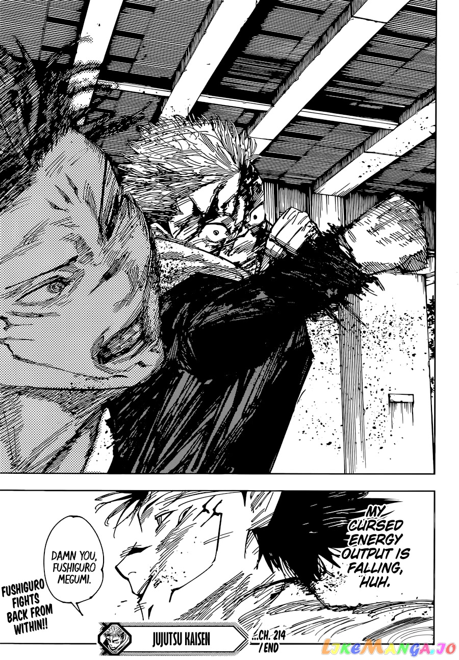 Jujutsu Kaisen chapter 214 - page 18