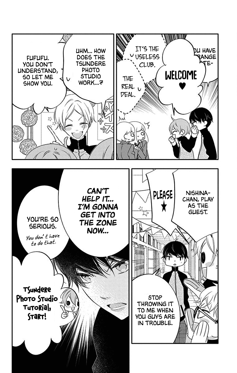 Koi Ni Mudaguchi chapter 4 - page 12