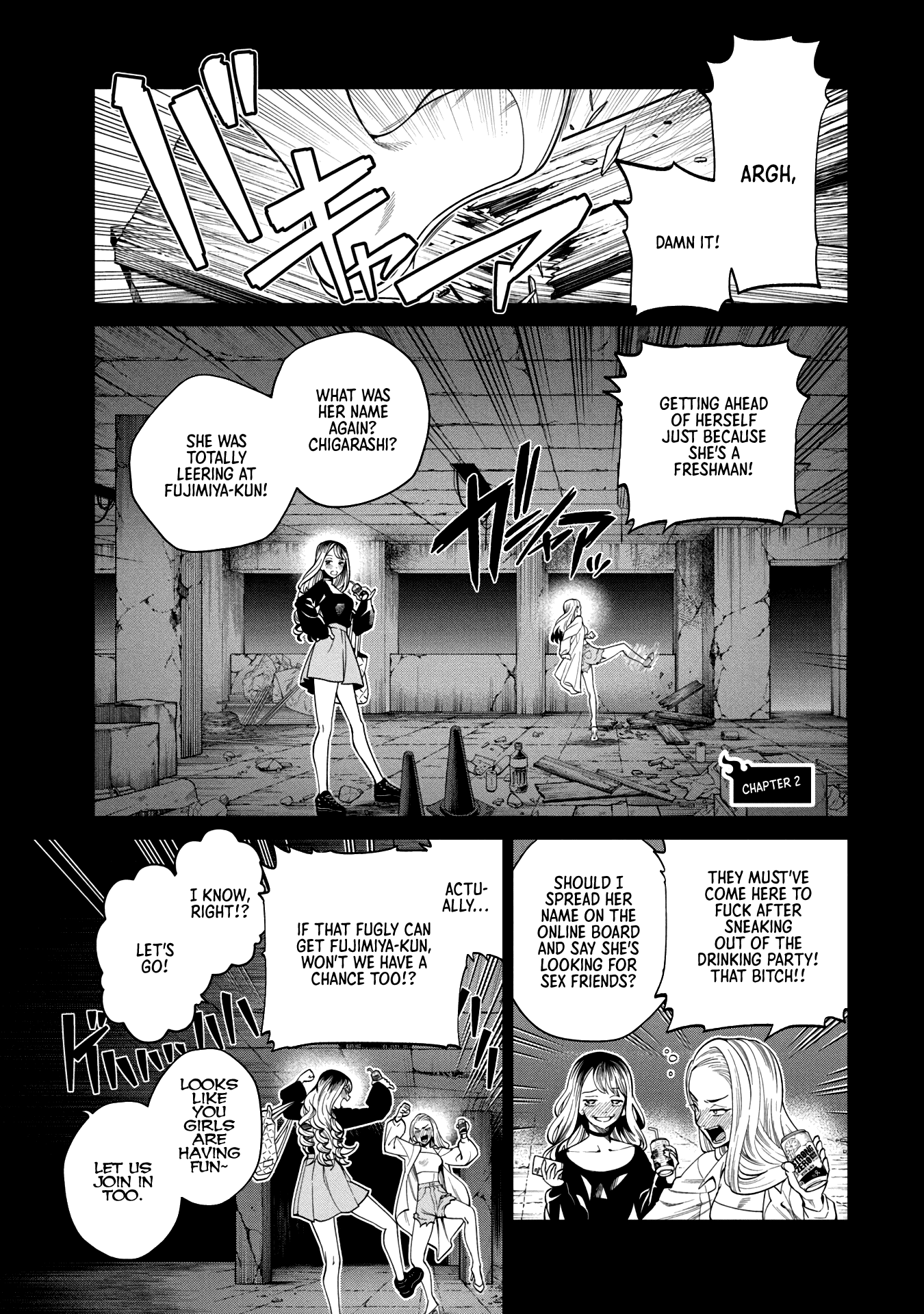 Scary Campus College University chapter 2 - page 1