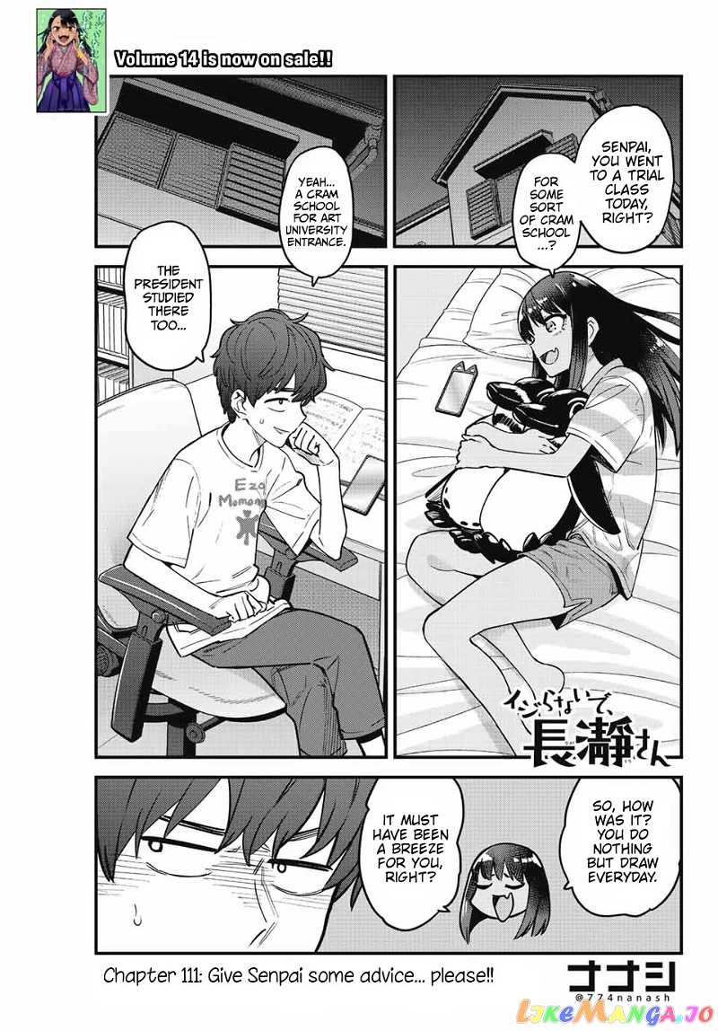 Please Don’t Bully Me, Nagatoro chapter 111 - page 1