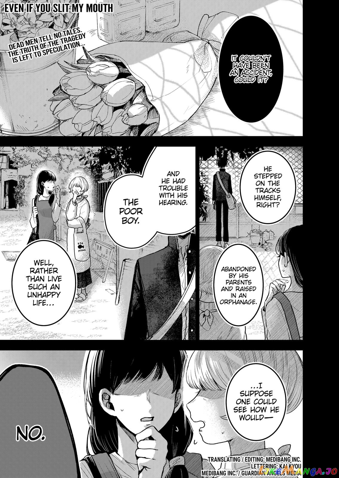 Even If You Slit My Mouth chapter 58 - page 1