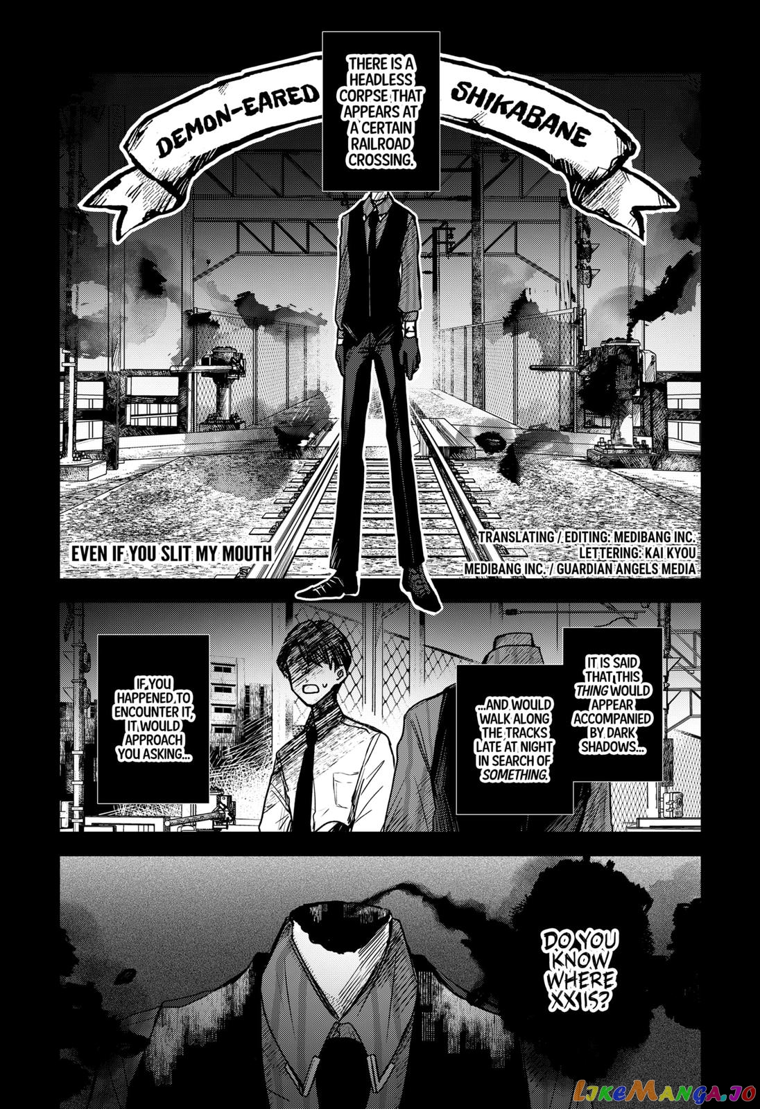 Even If You Slit My Mouth chapter 36 - page 1