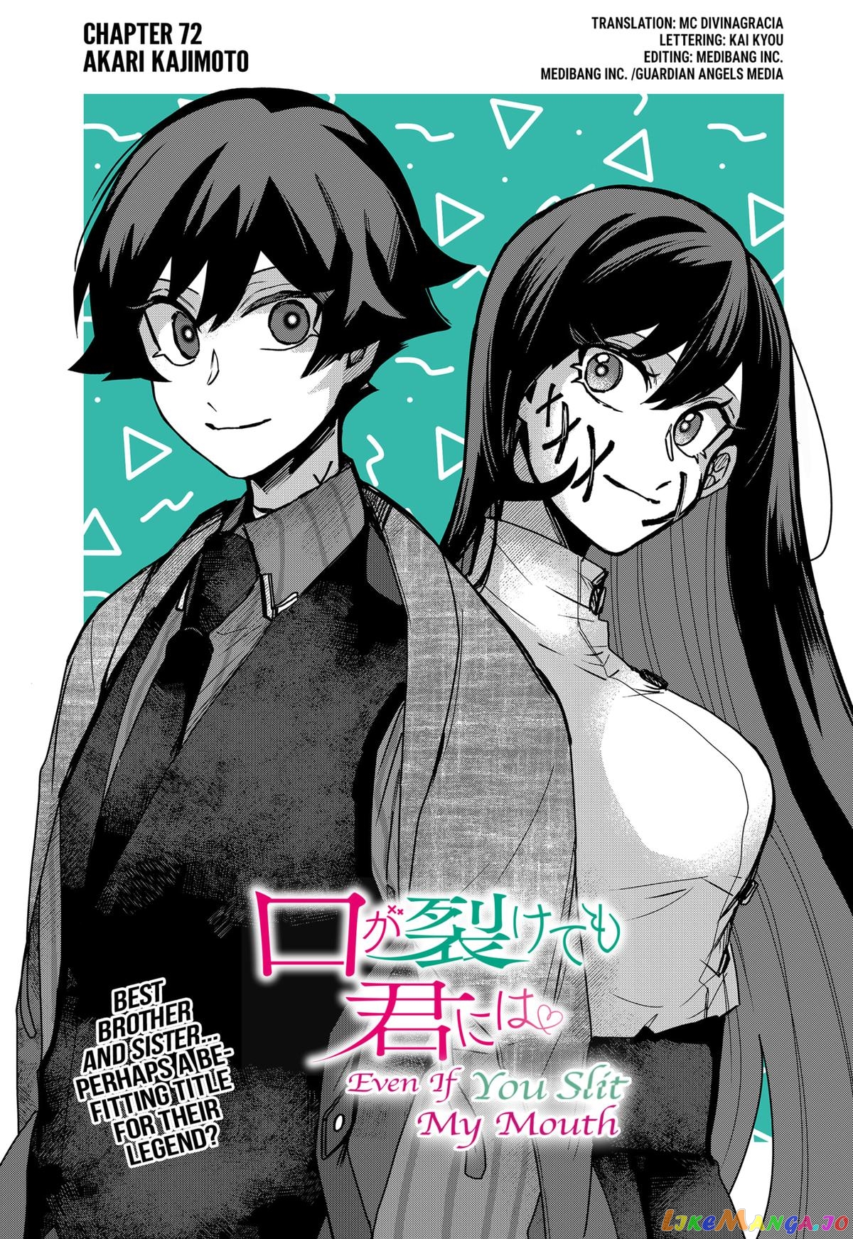 Even If You Slit My Mouth chapter 72 - page 1