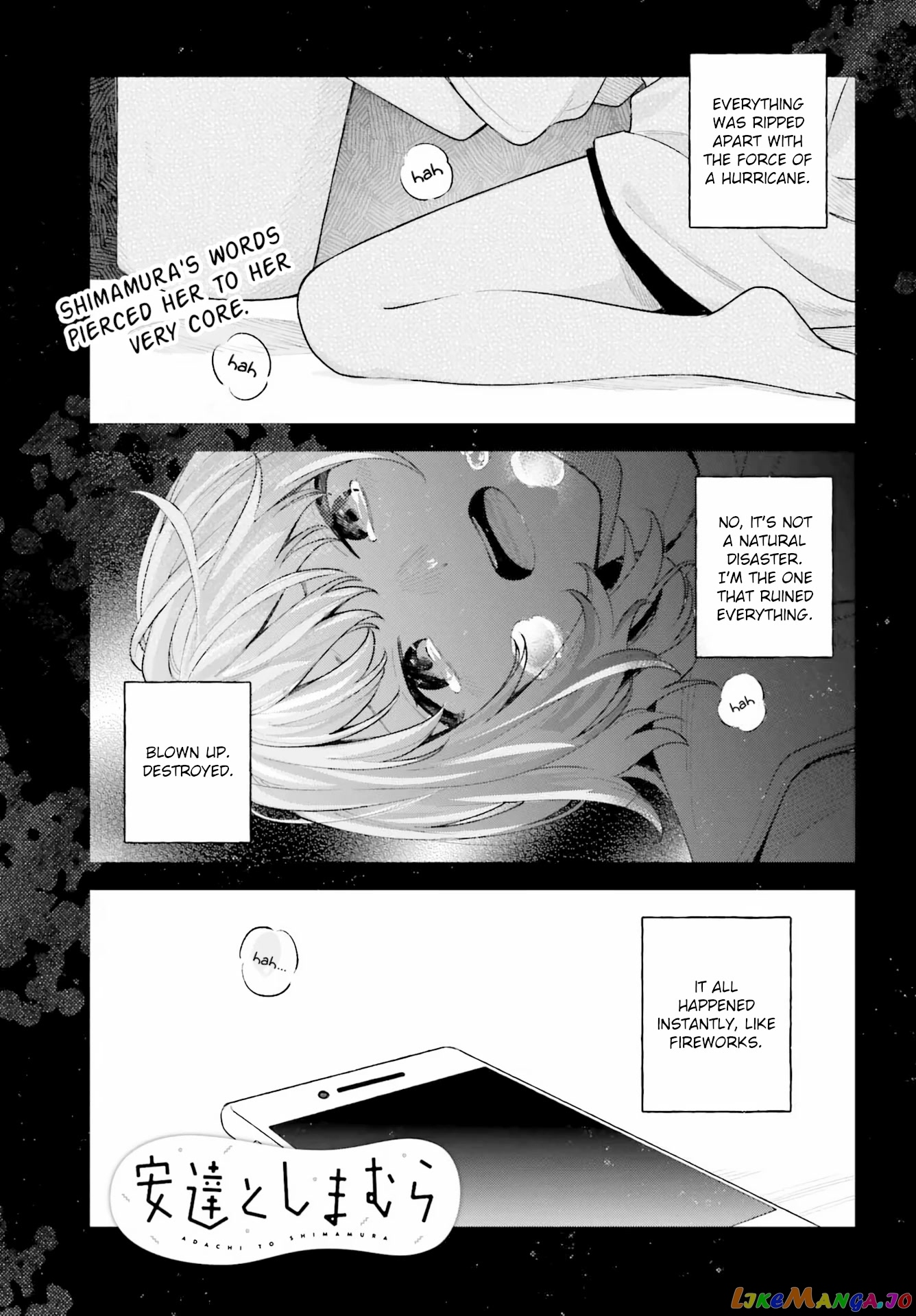 Adachi To Shimamura (Moke Yuzuhara) chapter 29.1 - page 1