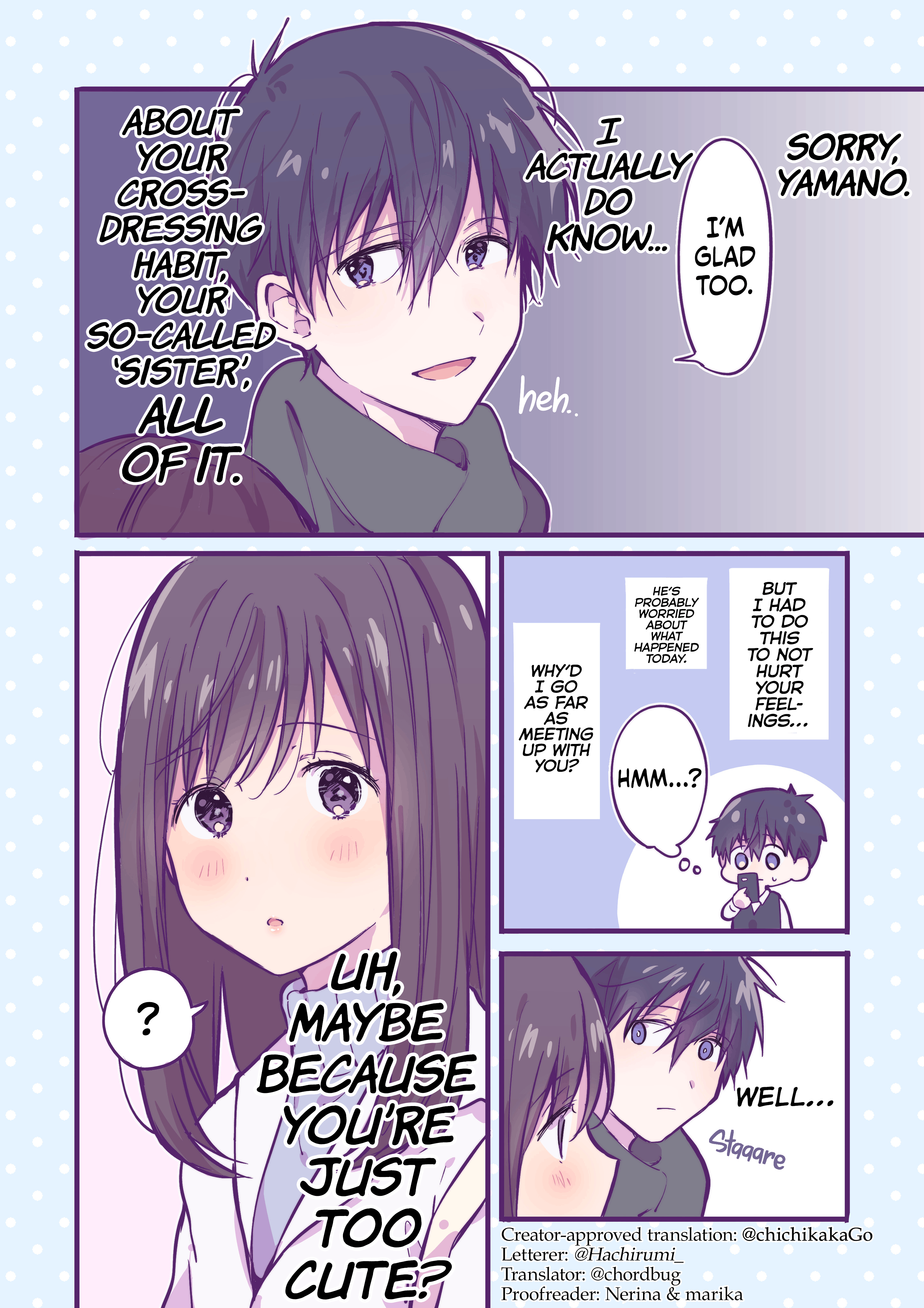 A First-Year High School Boy Whose Hobby Is Cross-Dressing chapter 2 - page 4