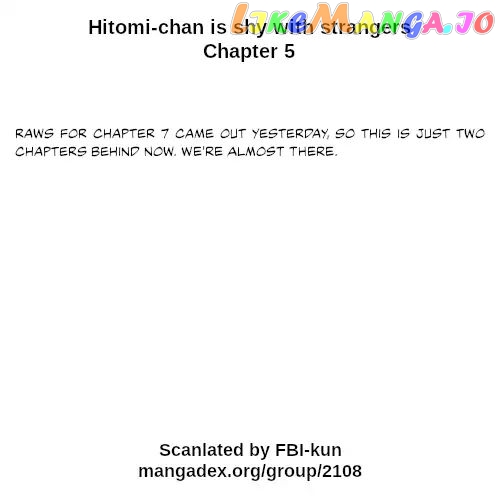 Hitomi-Chan Is Shy With Strangers chapter 5 - page 17