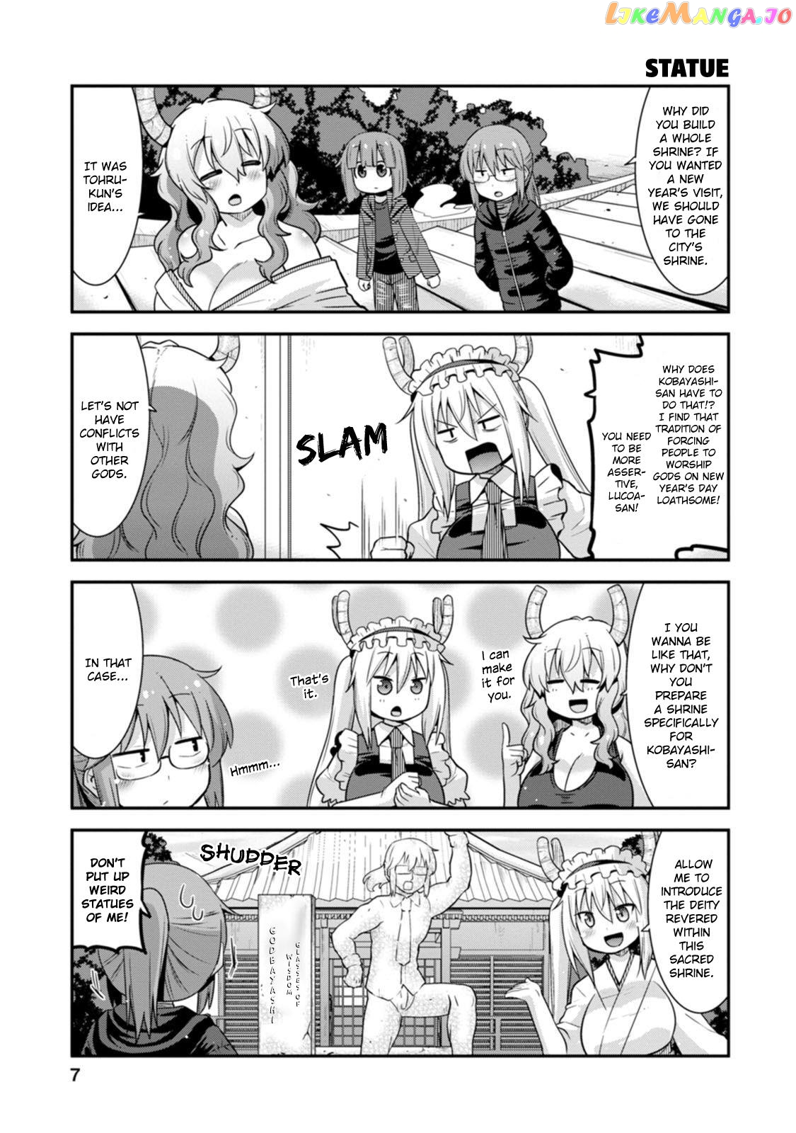 Miss Kobayashi's Dragon Maid: Lucoa is my xx chapter 36 - page 3