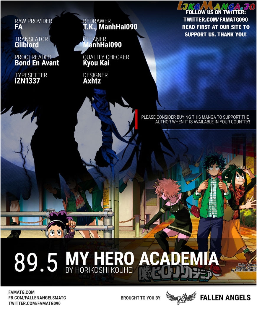 Boku No Hero Academia chapter 89.5 - page 1