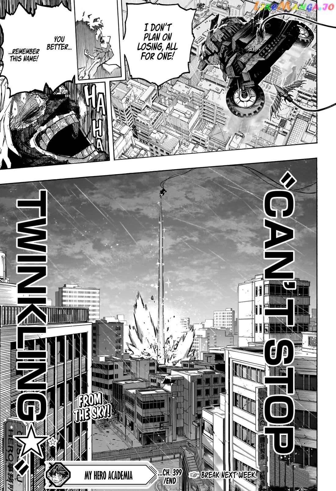 Boku No Hero Academia chapter 399 - page 15