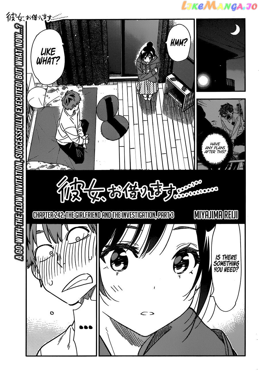 Kanojo, Okarishimasu chapter 242 - page 2