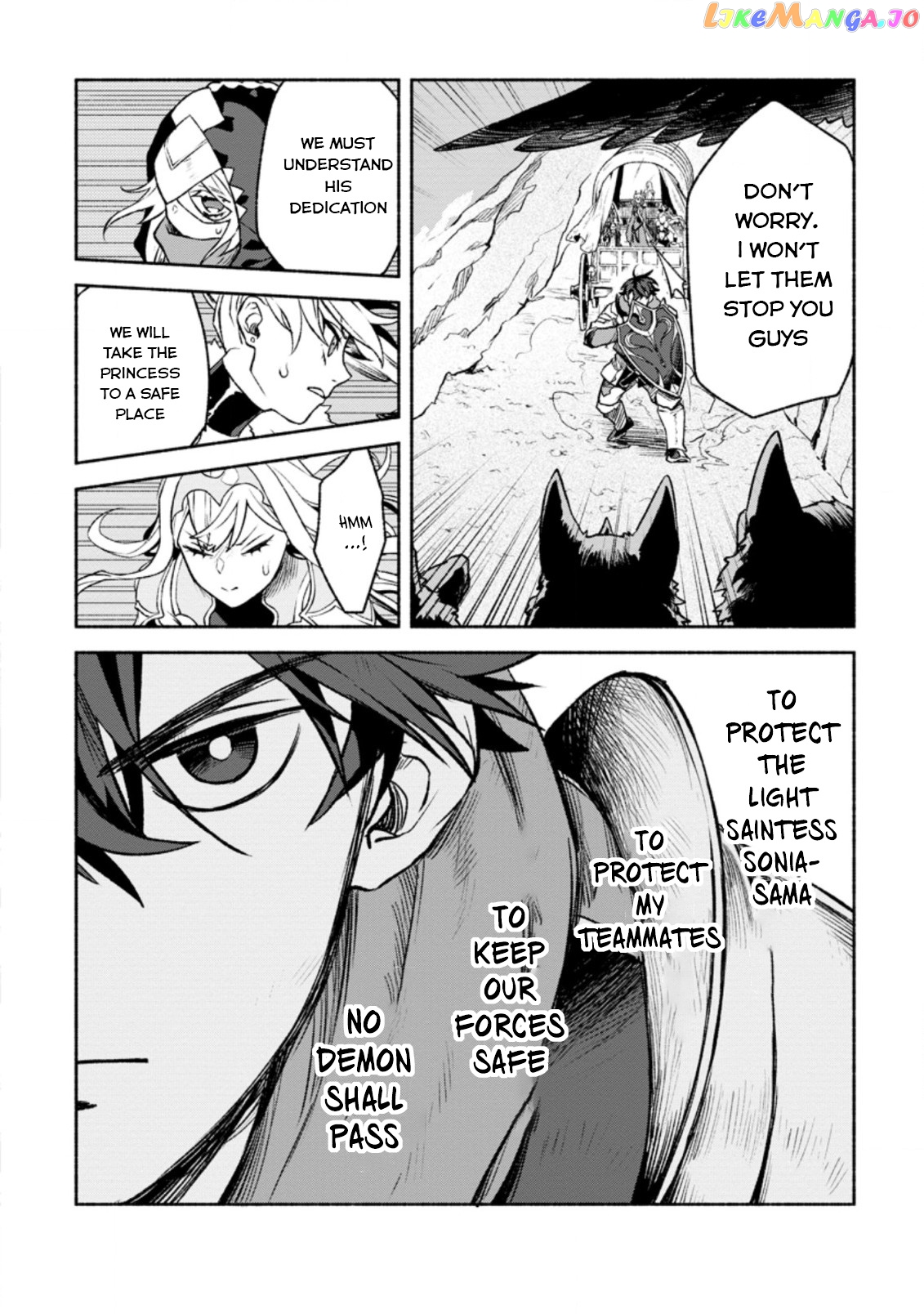 Sono Monban, Saikyou Nitsuki Tsuihou Sareta Bougyo Ryoku 9999 No Senshi, Outo No Monban Toshite Musou Suru chapter 16 - page 3