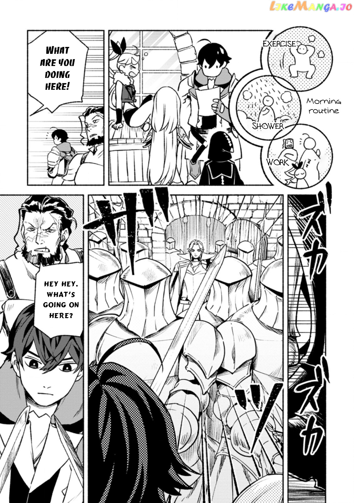 Sono Monban, Saikyou Nitsuki Tsuihou Sareta Bougyo Ryoku 9999 No Senshi, Outo No Monban Toshite Musou Suru chapter 18 - page 4