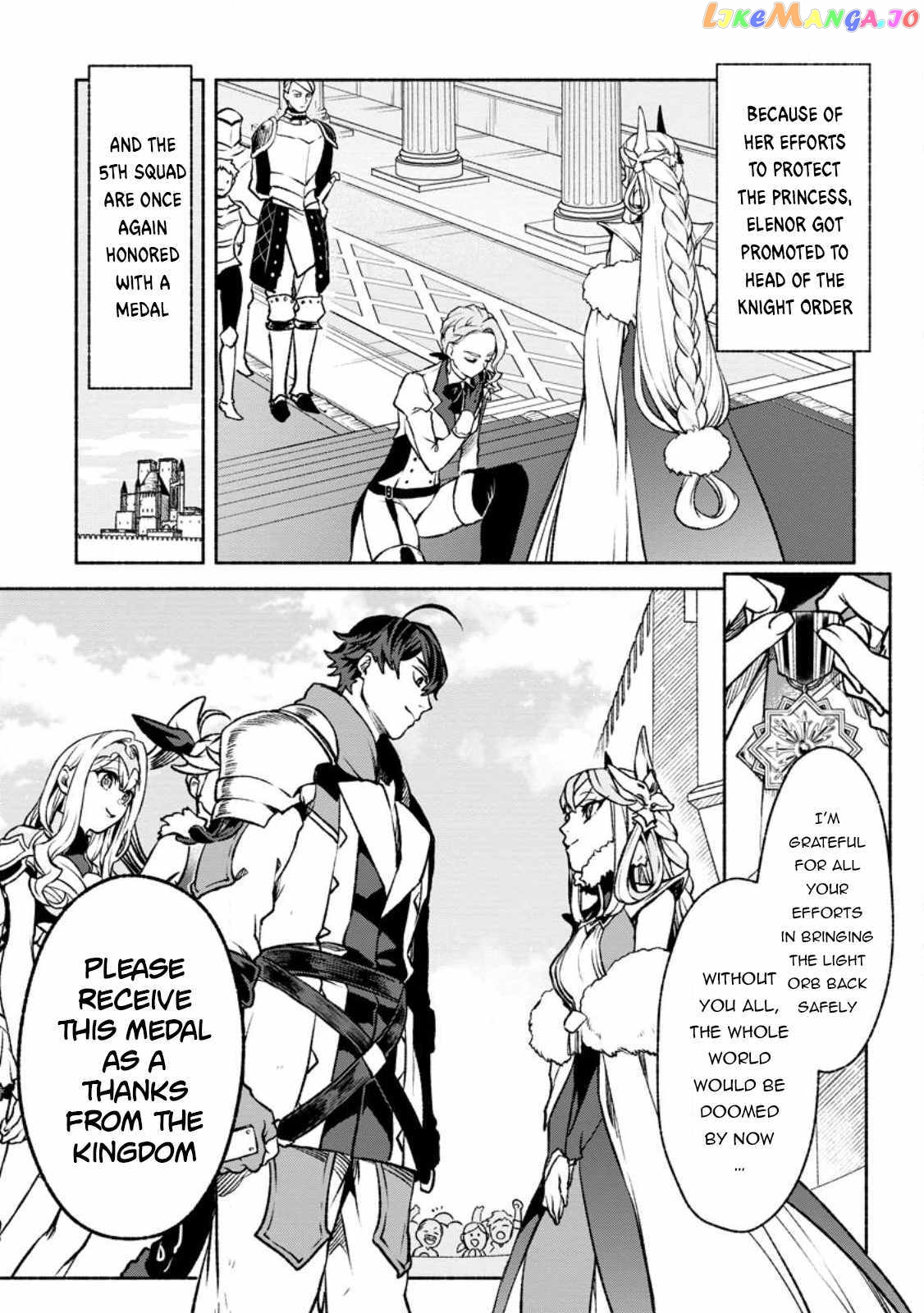 Sono Monban, Saikyou Nitsuki Tsuihou Sareta Bougyo Ryoku 9999 No Senshi, Outo No Monban Toshite Musou Suru chapter 21 - page 22