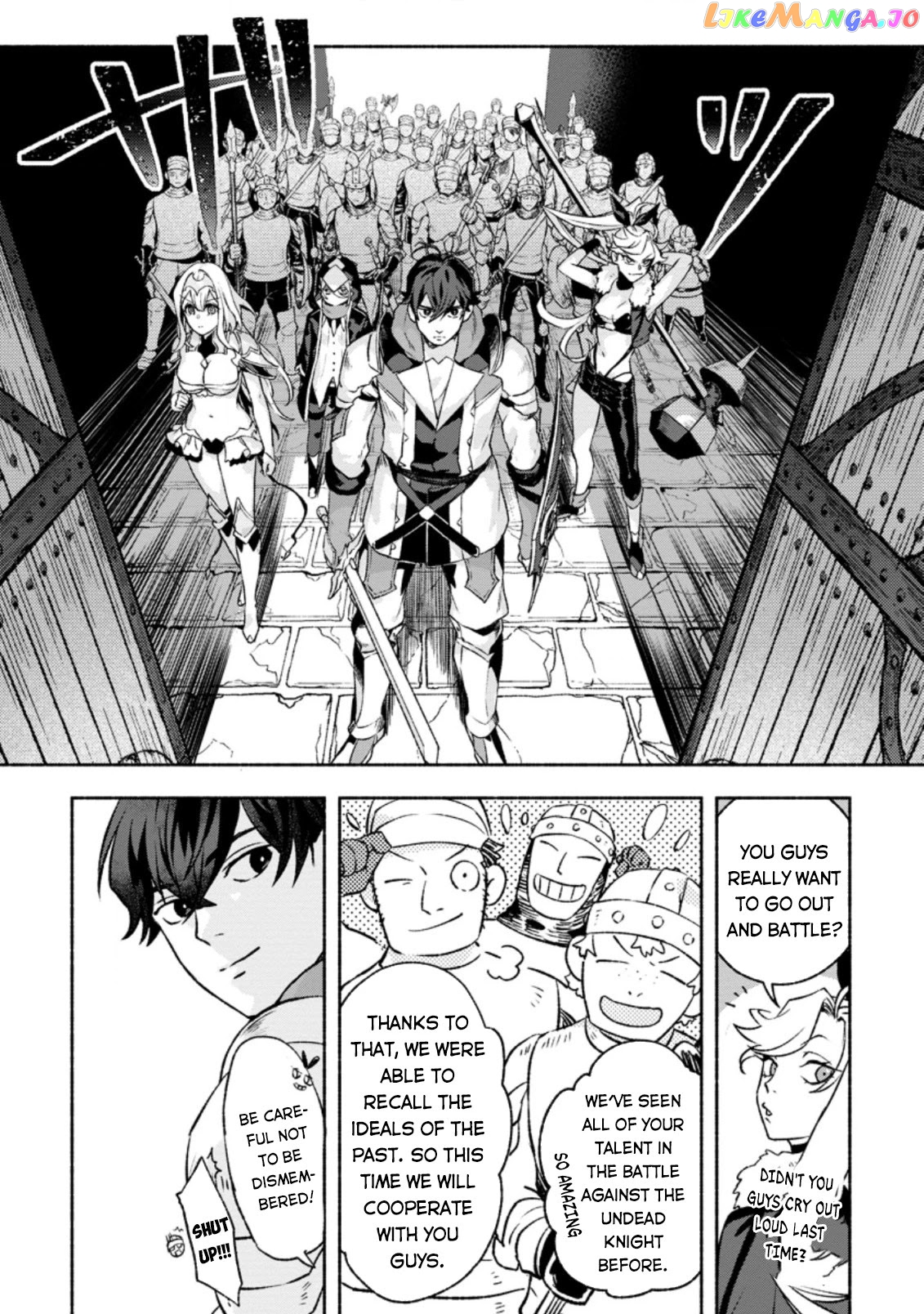 Sono Monban, Saikyou Nitsuki Tsuihou Sareta Bougyo Ryoku 9999 No Senshi, Outo No Monban Toshite Musou Suru chapter 11 - page 28