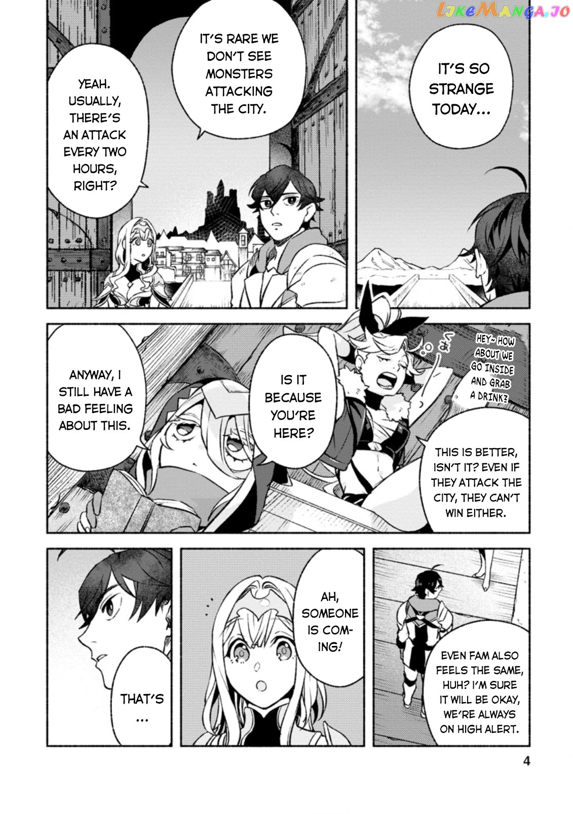 Sono Monban, Saikyou Nitsuki Tsuihou Sareta Bougyo Ryoku 9999 No Senshi, Outo No Monban Toshite Musou Suru chapter 11 - page 3