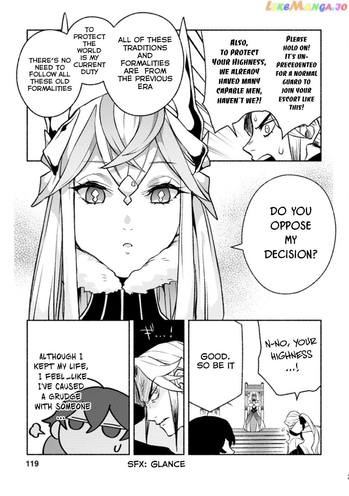 Sono Monban, Saikyou Nitsuki Tsuihou Sareta Bougyo Ryoku 9999 No Senshi, Outo No Monban Toshite Musou Suru chapter 14.3 - page 8