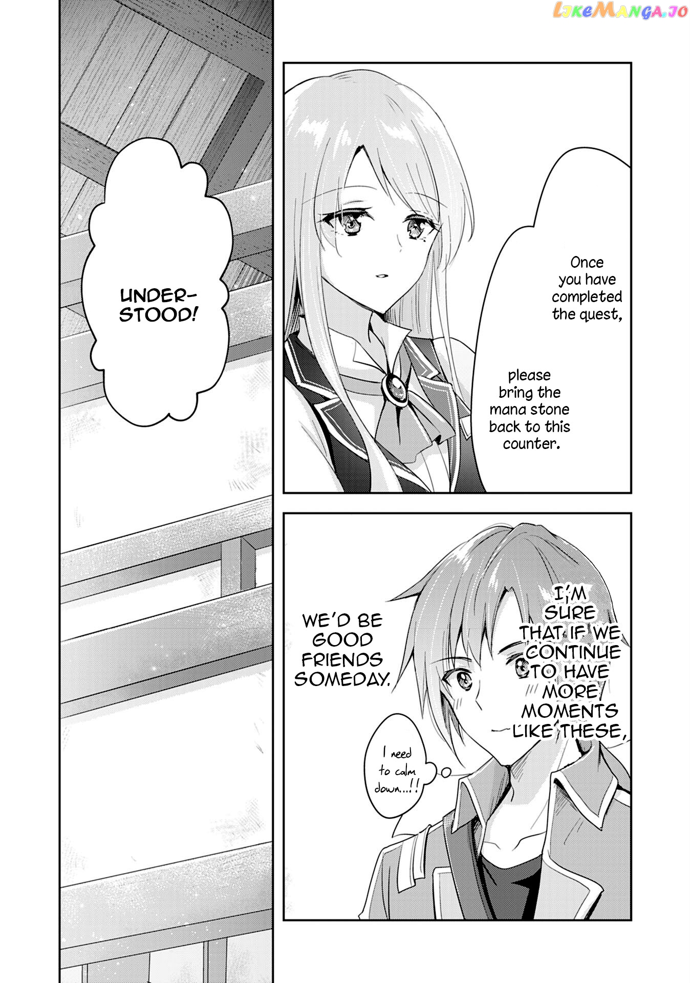 Uketsukejo Ni Kokuhaku Shitakute Guild Ni Kayoitsumetara Eiyu Ni Natteta chapter 1 - page 30