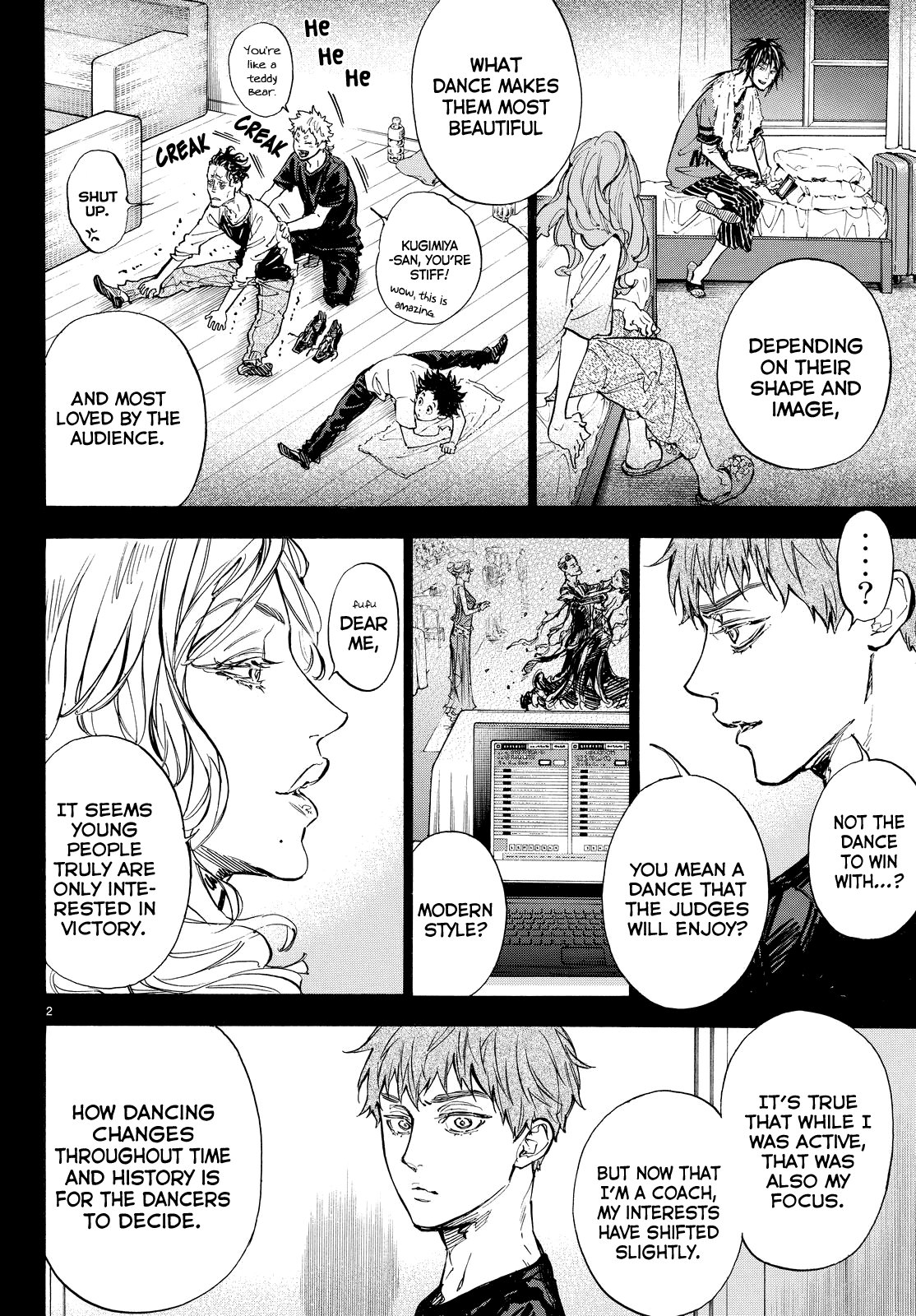 Ballroom E Youkoso chapter 40 - page 2