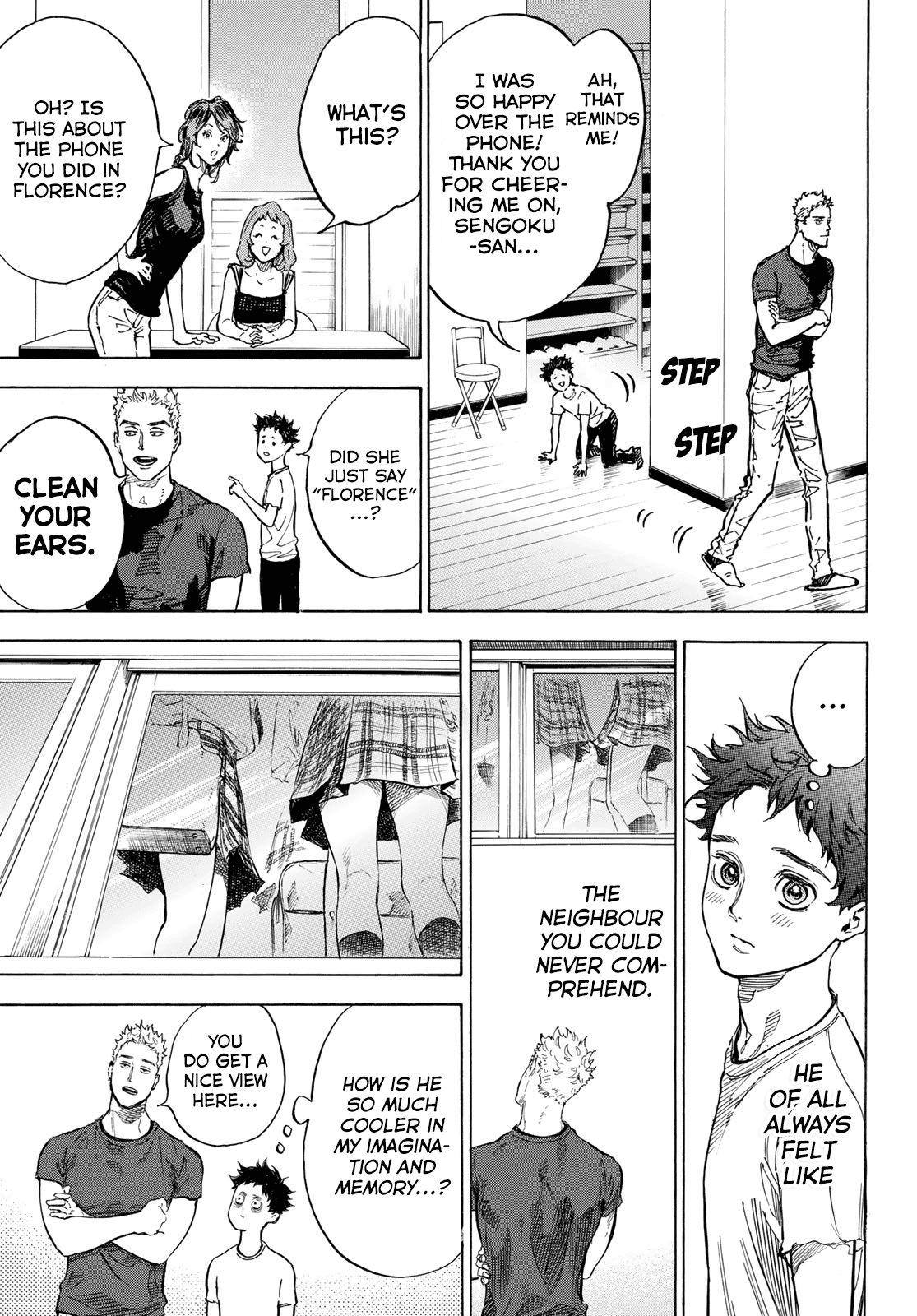 Ballroom E Youkoso chapter 55 - page 14