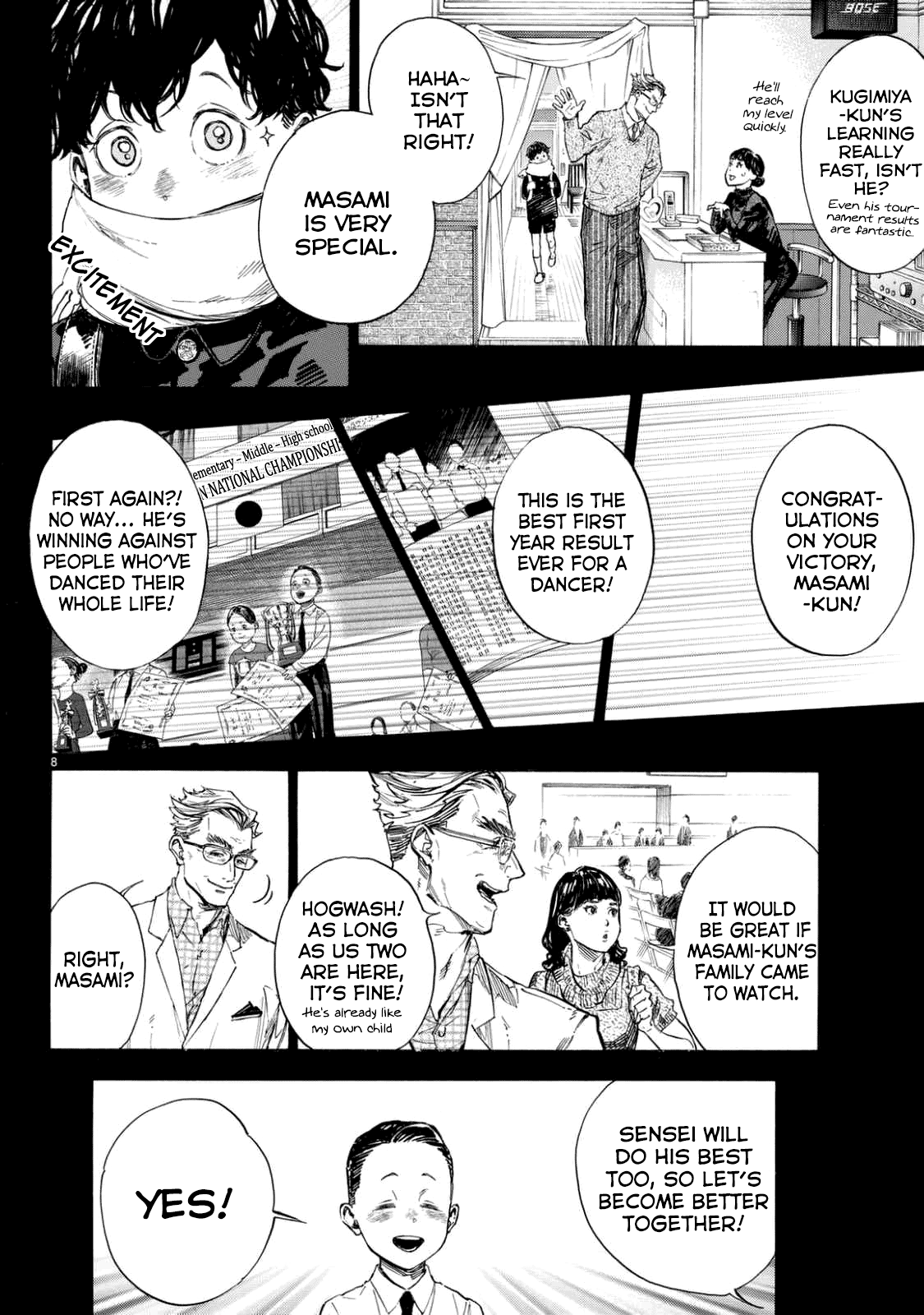 Ballroom E Youkoso chapter 44 - page 8