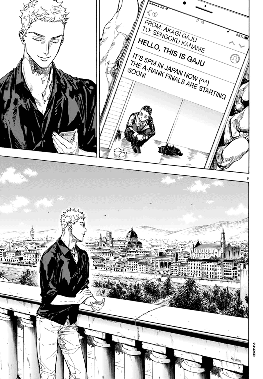 Ballroom E Youkoso chapter 45.2 - page 9